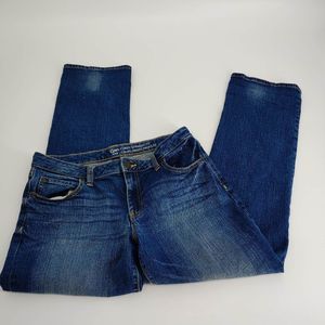 GAP Curvy Straight Fit Women 10S/30S Short Denim Jeans Blue Medium wash Mid rise
